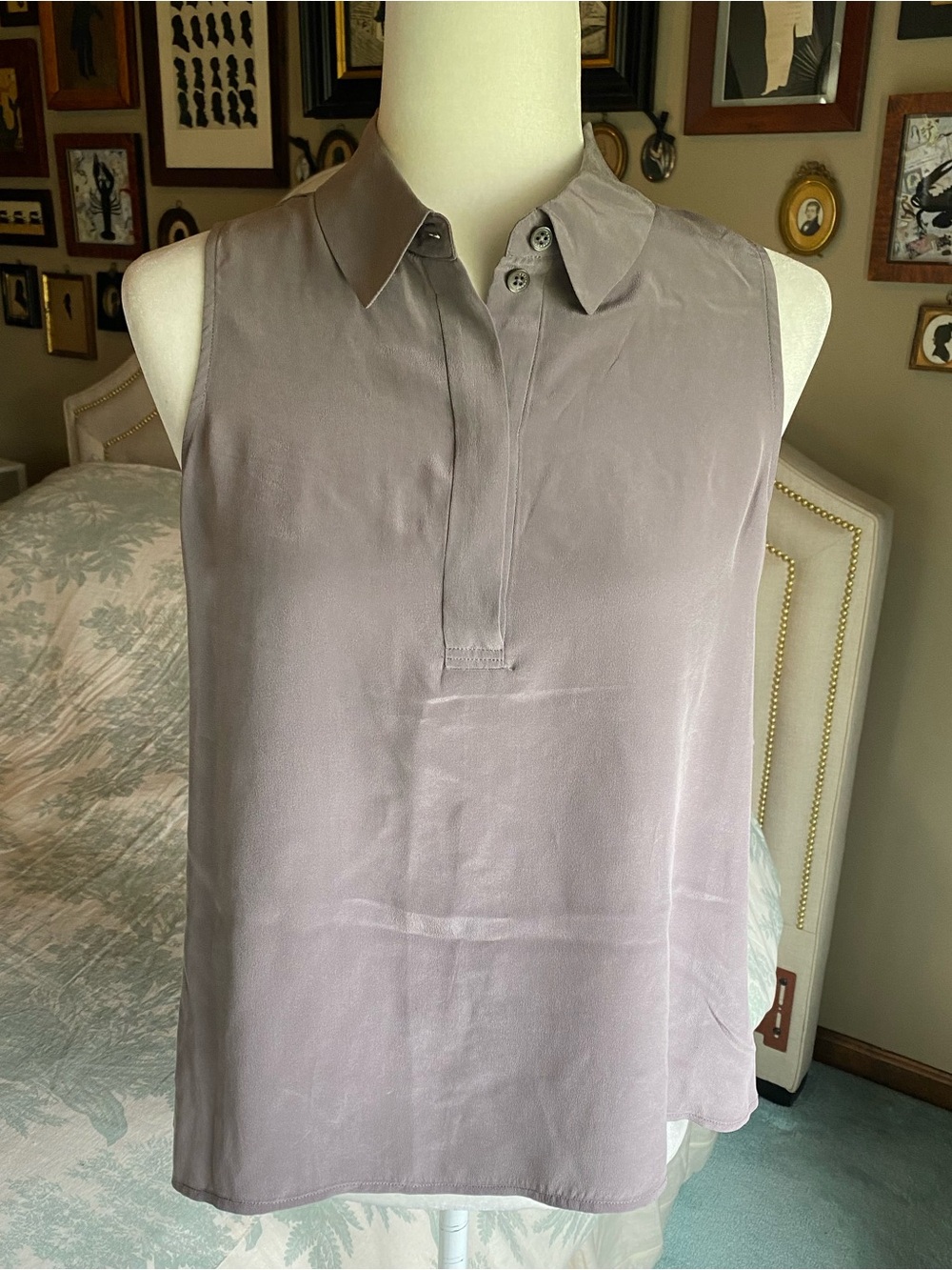 Equipment Silk Sleeveless Blouse